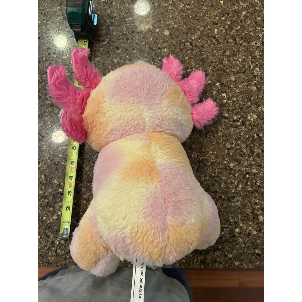 Build-A-Bear Workshop Axolotl Plush Stuffed Animal Washable Small 6-14in Pink - Picture 2 of 5